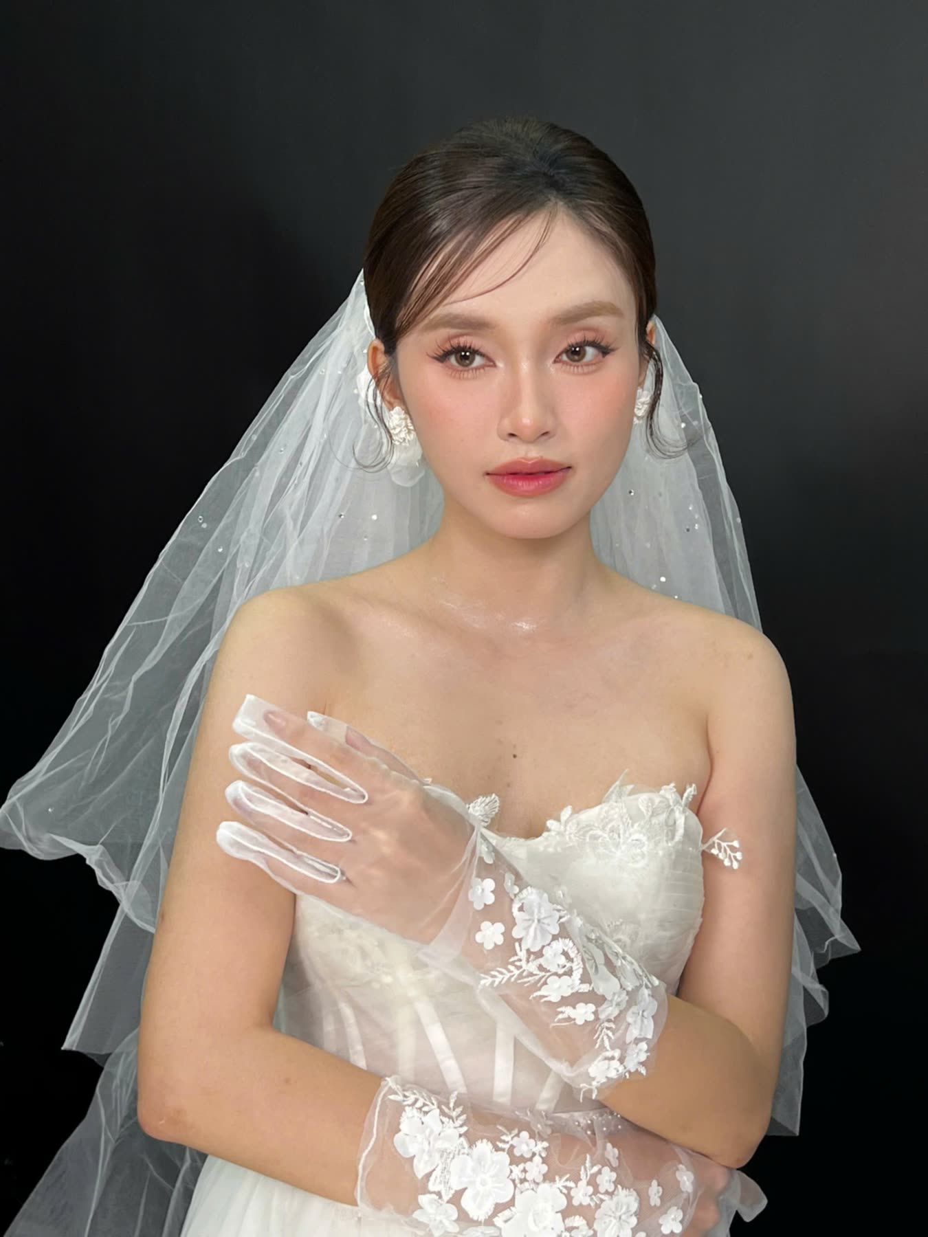 Sheer Veil Bridal Portrait