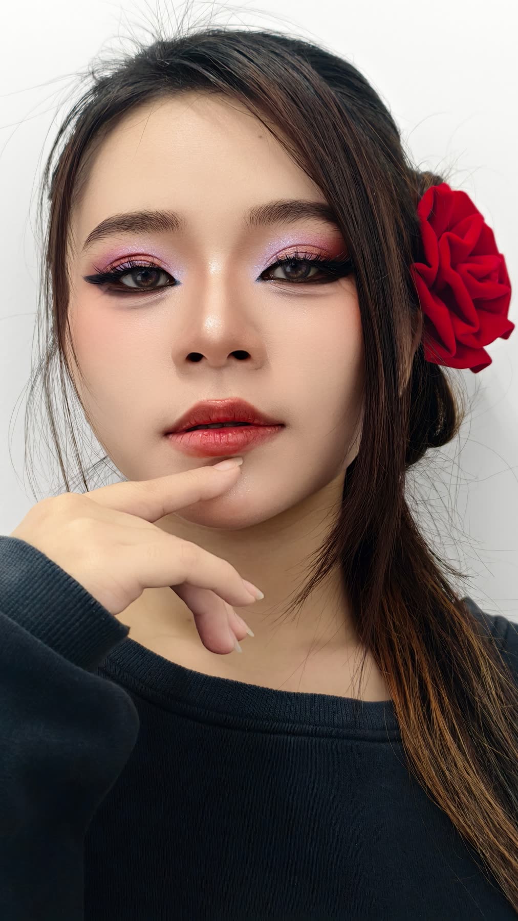 Sapphire Couture Look